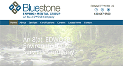 Desktop Screenshot of bluestoneenviro.com