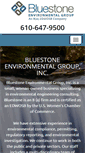 Mobile Screenshot of bluestoneenviro.com